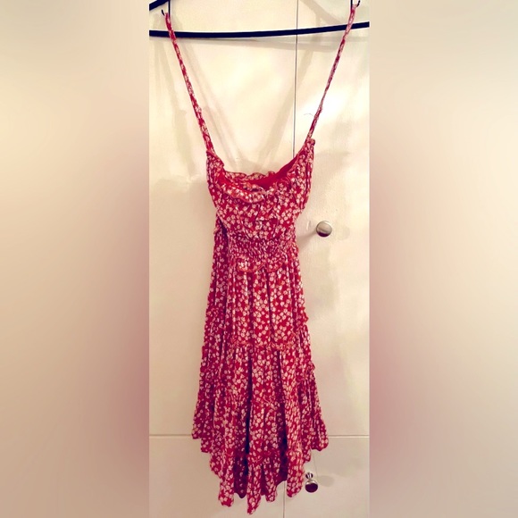 Floral Backless Layered Hem Cami Dress. Size XS - Picture 2 of 3